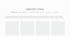 Desktop Screenshot of marloesstaal.com